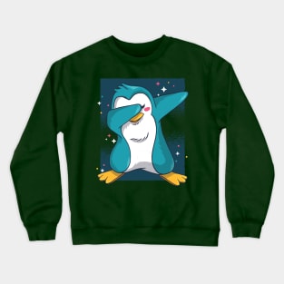 Dabbing Penguin Crewneck Sweatshirt